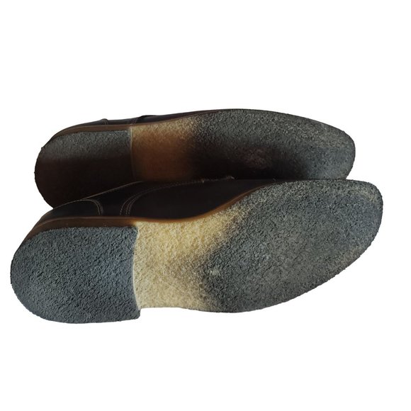 J&M Est.1850 Men's Sized 10.5 M DARK BLUE LEATHER - Picture 9 of 9